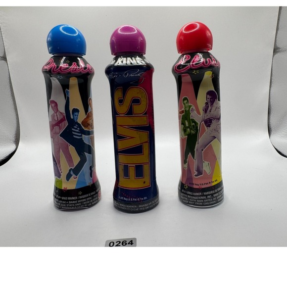 Elvis Presley The King of Rock and Roll Bingo Markers Greatest Hits Set#264 - Picture 2 of 6